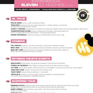 EXPERIENCIA ELEVEN - 11 NOCHES (12 dias)